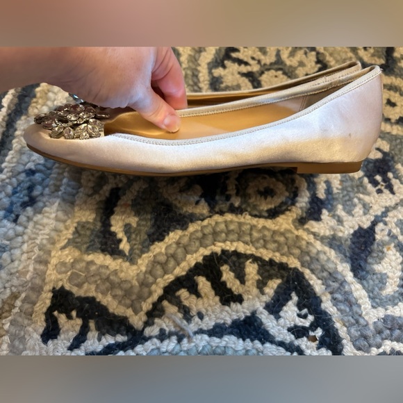 Badgley Mischka Embellished Flats - Picture 5 of 6